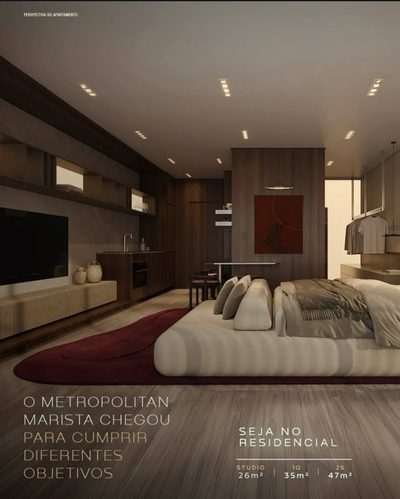 Apartamento, 1 quarto, 26 m² - Foto 2