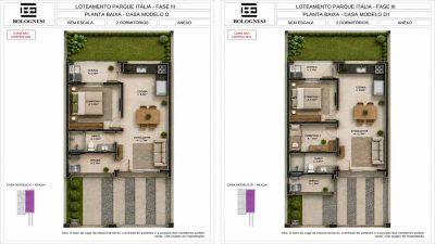 Casa, 2 quartos, 47 m² - Foto 1