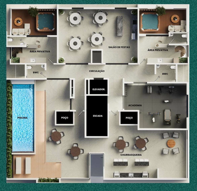 Cobertura, 3 quartos, 100 m² - Foto 3