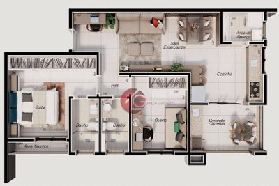 Apartamento, 2 quartos, 72 m² - Foto 5