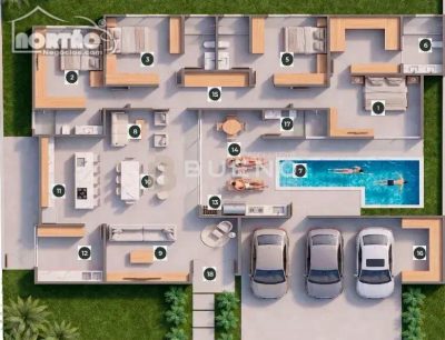Casa, 1 quarto, 208 m² - Foto 2