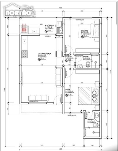 Casa, 3 quartos, 80 m² - Foto 2