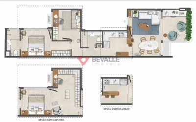Cobertura, 2 quartos, 144 m² - Foto 3