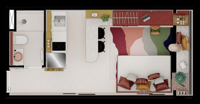 Apartamento, 2 quartos, 48 m² - Foto 1