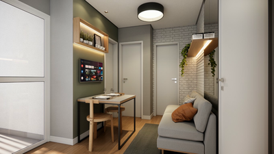 Apartamento, 1 quarto, 34 m² - Foto 3