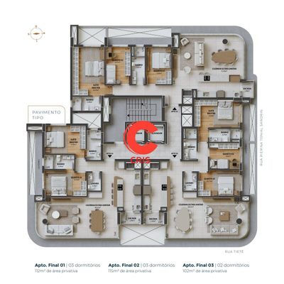 Apartamento, 3 quartos, 116 m² - Foto 5