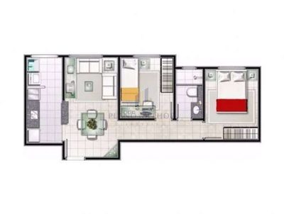 Apartamento, 2 quartos, 44 m² - Foto 5