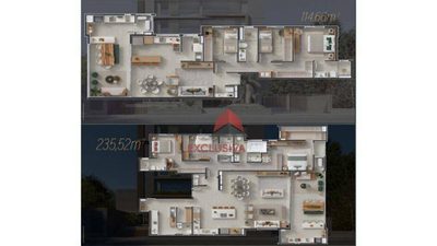 Apartamento, 3 quartos, 238 m² - Foto 2