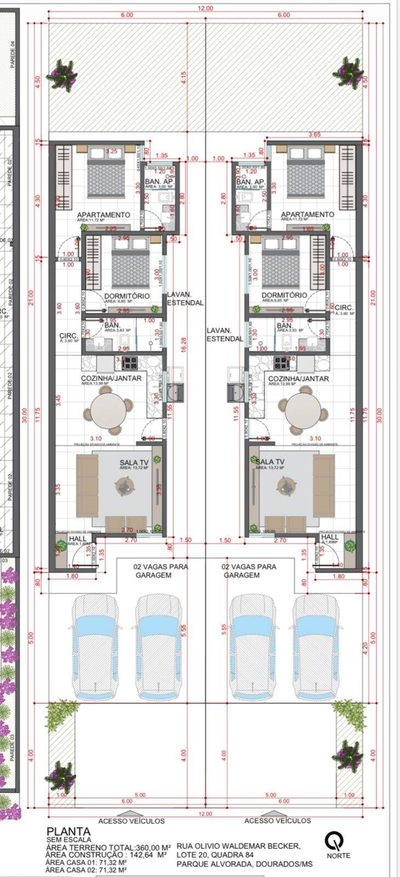 Casa, 2 quartos, 71 m² - Foto 3