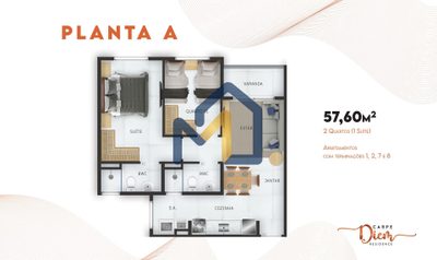 Apartamento, 2 quartos, 58 m² - Foto 3