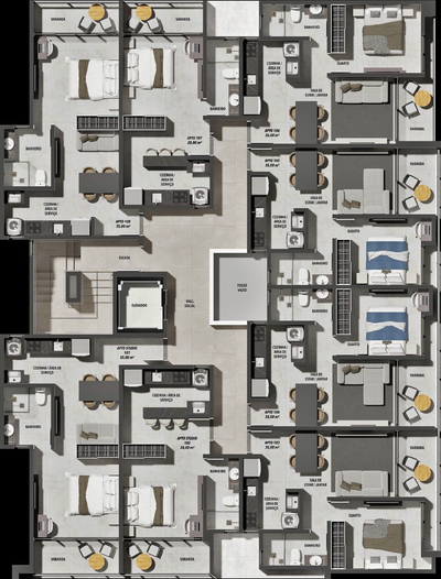 Apartamento, 1 quarto, 35 m² - Foto 2