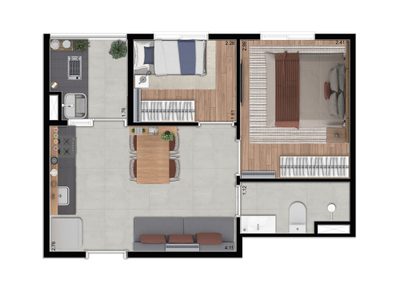 Apartamento, 1 quarto, 29 m² - Foto 5
