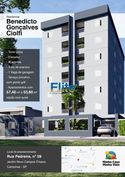 Apartamento, 2 quartos, 57 m² - Foto 1