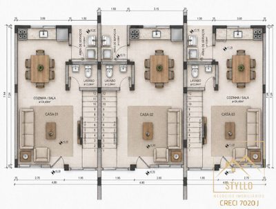 Sobrado, 2 quartos, 81 m² - Foto 4