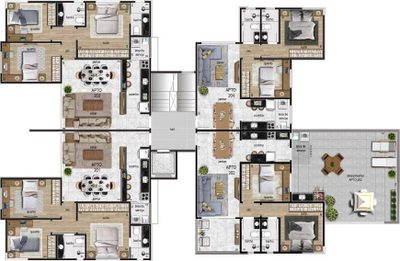Apartamento, 2 quartos, 55 m² - Foto 1