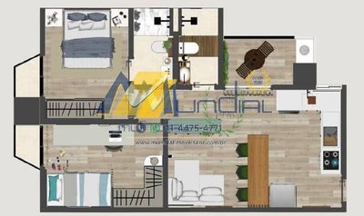 Apartamento, 2 quartos, 53 m² - Foto 4