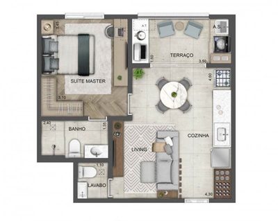 Casa, 1 quarto, 83 m² - Foto 2