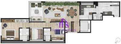 Apartamento, 3 quartos, 194 m² - Foto 3