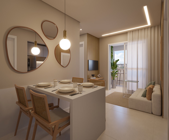 Apartamento, 2 quartos, 39 m² - Foto 3