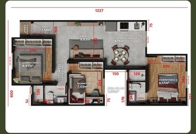 Casa, 2 quartos, 45 m² - Foto 2
