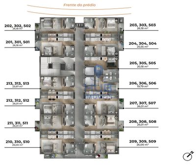Apartamento, 1 quarto, 37 m² - Foto 5