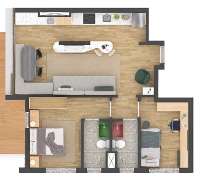 Apartamento, 1 quarto, 23 m² - Foto 3