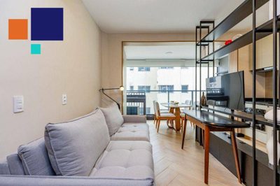 Apartamento, 1 quarto, 46 m² - Foto 1