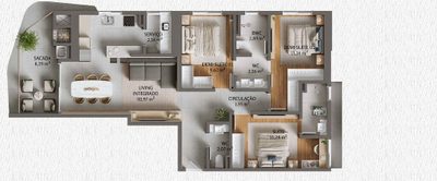 Apartamento, 2 quartos, 81 m² - Foto 4