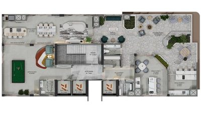 Apartamento, 2 quartos, 74 m² - Foto 2