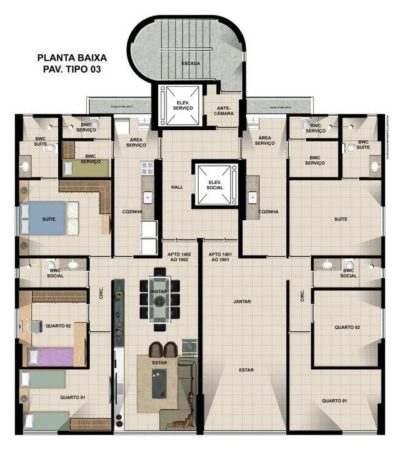 Apartamento, 3 quartos, 97 m² - Foto 4