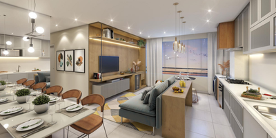 Apartamento, 2 quartos, 45 m² - Foto 3