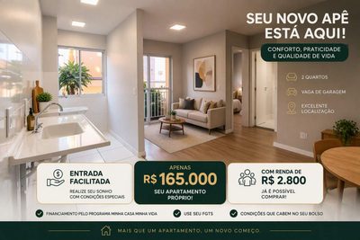 Apartamento, 2 quartos, 45 m² - Foto 1