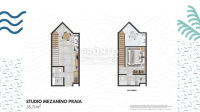 Apartamento, 1 quarto, 35 m² - Foto 2