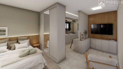 Kitnet-Studio, 33 m² - Foto 3