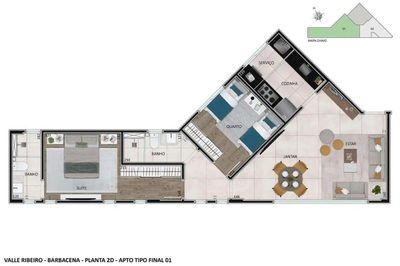 Apartamento, 2 quartos, 68 m² - Foto 5