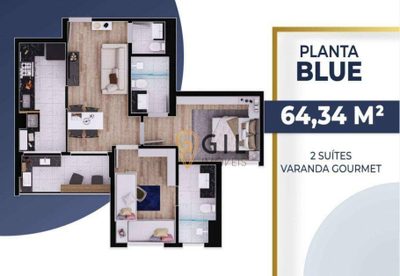 Apartamento, 2 quartos, 64 m² - Foto 4