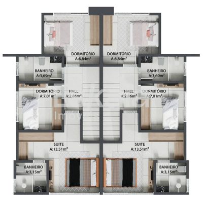 Sobrado, 3 quartos, 135 m² - Foto 3