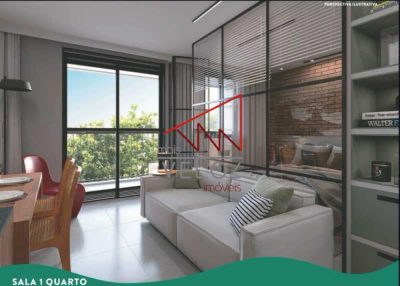 Apartamento, 1 quarto, 35 m² - Foto 1