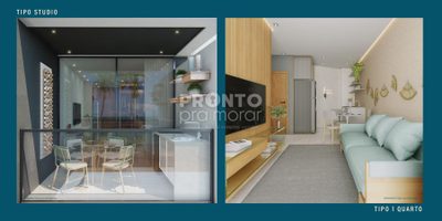 Apartamento, 1 quarto, 36 m² - Foto 2