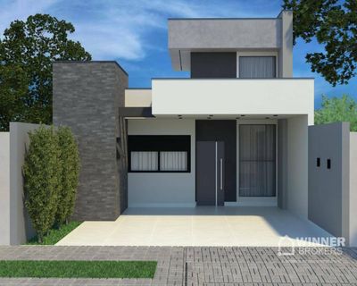 Casa, 3 quartos, 88 m² - Foto 1