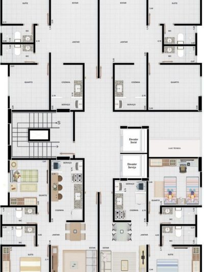 Apartamento, 2 quartos, 55 m² - Foto 2