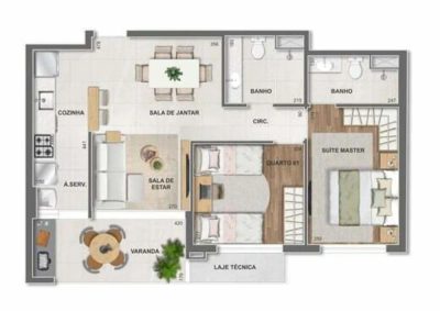 Apartamento, 3 quartos, 89 m² - Foto 5