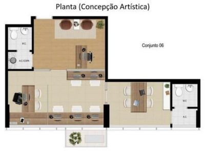 Sala-Conjunto, 33 m² - Foto 2