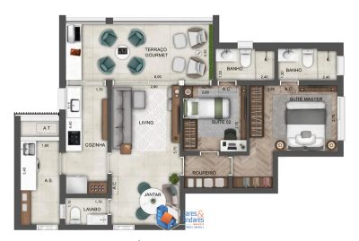 Apartamento, 2 quartos, 88 m² - Foto 2