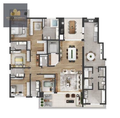 Apartamento, 4 quartos, 313 m² - Foto 1