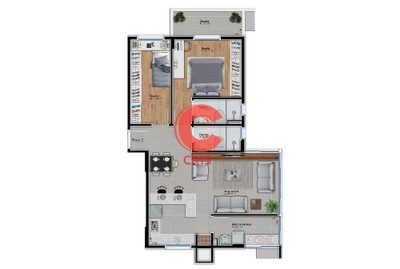 Apartamento, 2 quartos, 85 m² - Foto 2