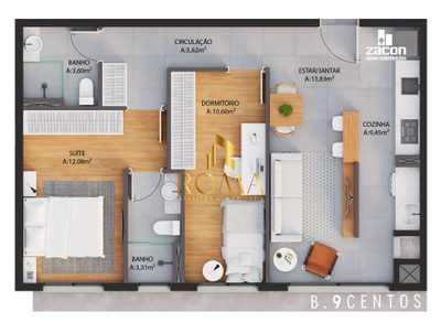 Apartamento, 2 quartos, 66 m² - Foto 4