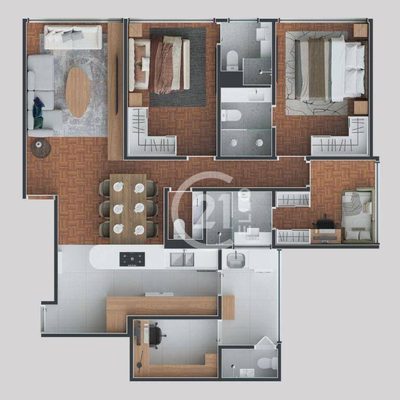 Apartamento, 3 quartos, 112 m² - Foto 4