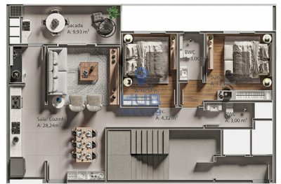 Apartamento, 2 quartos, 172 m² - Foto 4