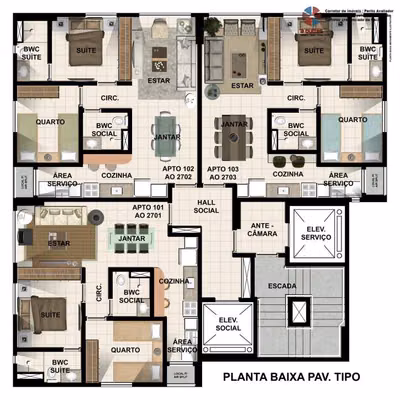 Apartamento, 2 quartos, 49 m² - Foto 5